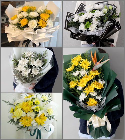 福建福州福清市沙埔镇东陈村白事花束代送